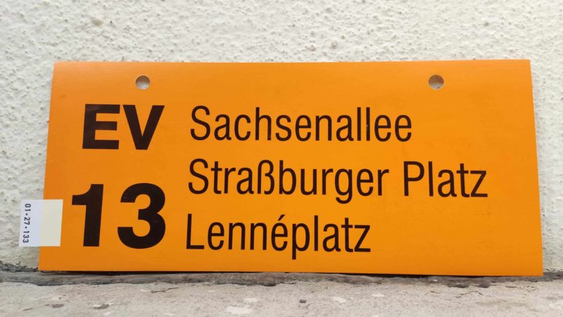 EV 13 Sach­sen­allee – Len­né­platz
