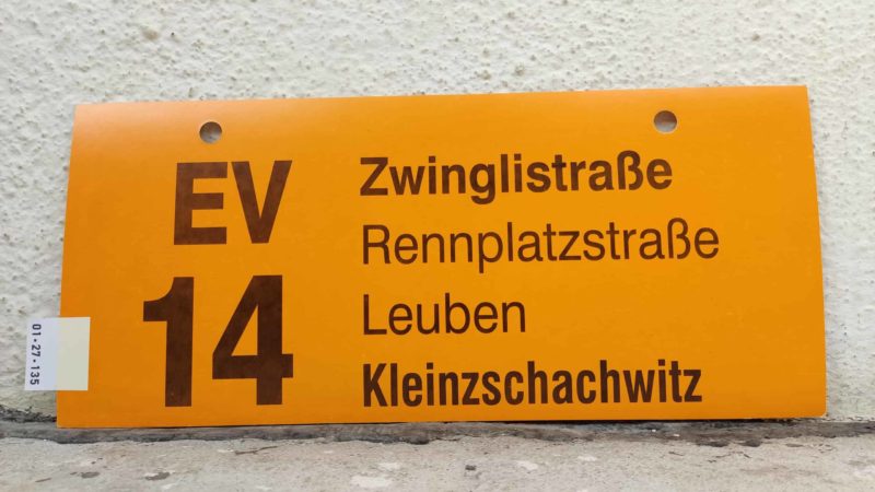EV 14 Zwing­li­straße – Klein­zschach­witz