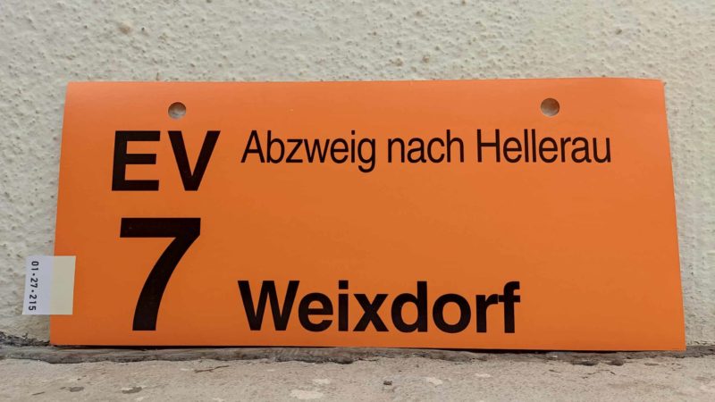 EV 7 Abzweig nach Hellerau – Weixdorf