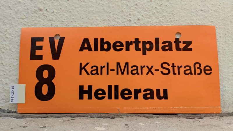 EV 8 Albert­platz – Hellerau