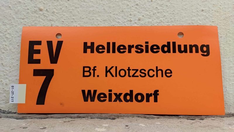 EV 7 Hel­ler­sied­lung – Weixdorf
