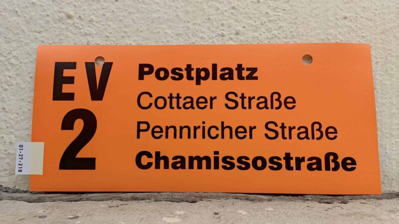 EV 2 Postplatz – Cha­mis­so­straße