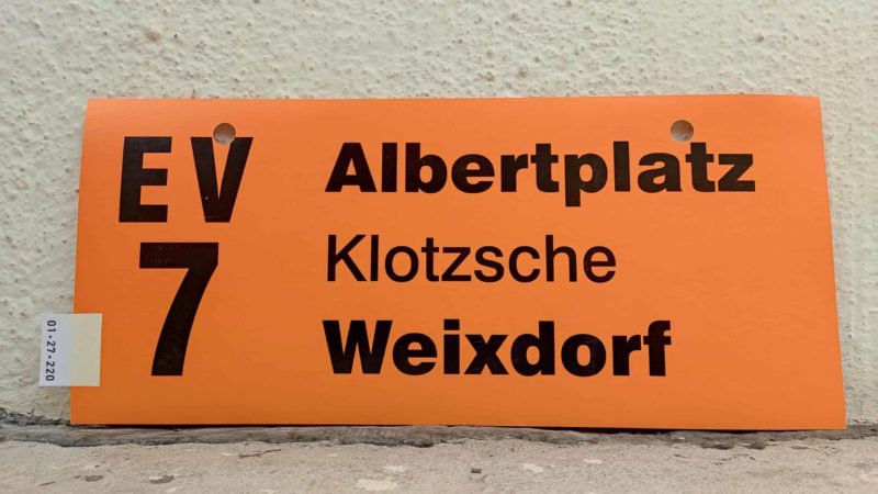 EV 7 Albert­platz – Weixdorf