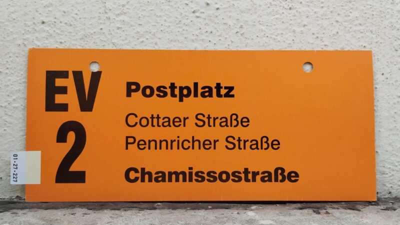 EV 2 Postplatz – Cha­mis­so­straße