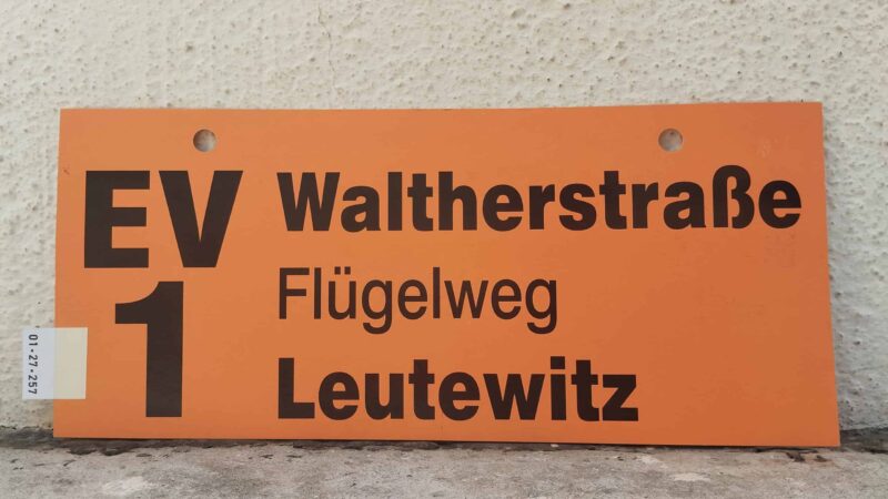 EV 1 Walt­her­straße – Leutewitz