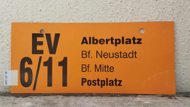 EV 6/​11 Albert­platz – Postplatz