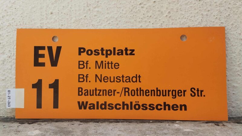 EV 11 Postplatz – Wald­schlöß­chen