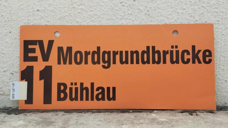 EV 11 Mord­grund­brücke – Bühlau