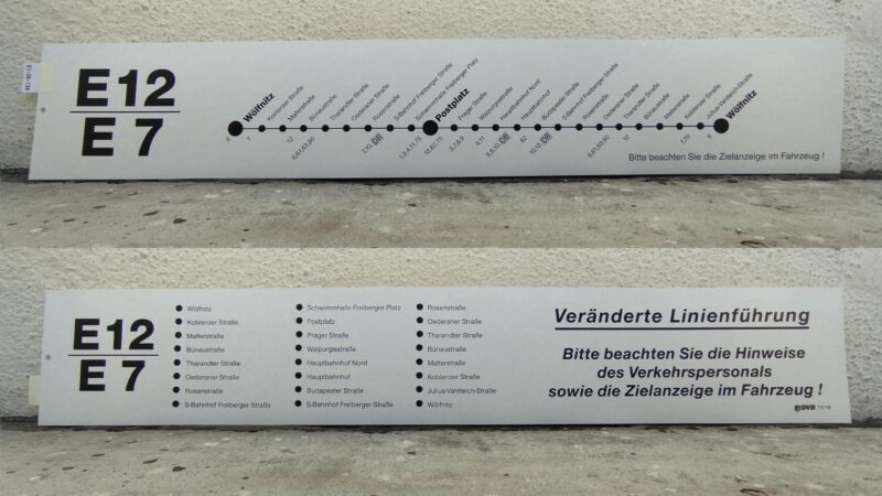 E12/E 7 Wölfnitz – Postplatz – Wölfnitz E12/E 7 Wölfnitz – Postplatz – Wölfnitz