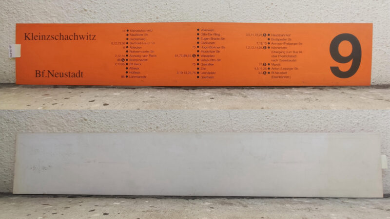 9 Klein­zschach­witz – Bf.Neustadt