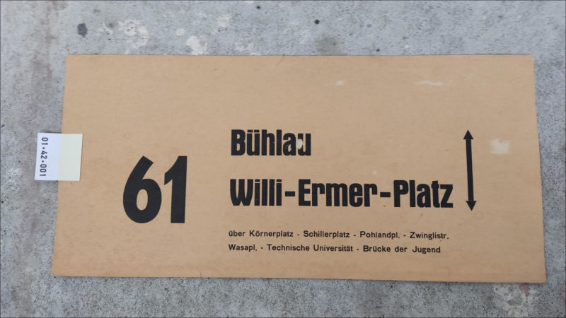 61 Bühlau – Willi-Ermer-Platz