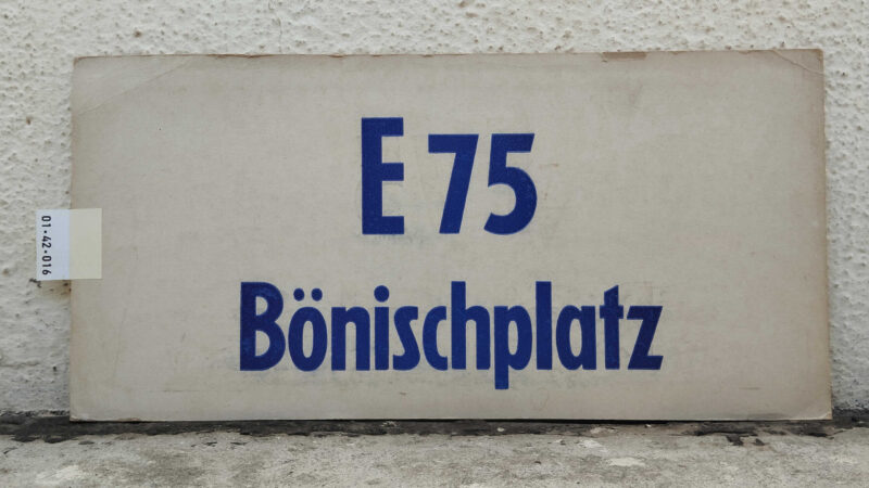 E 75 Bönisch­platz