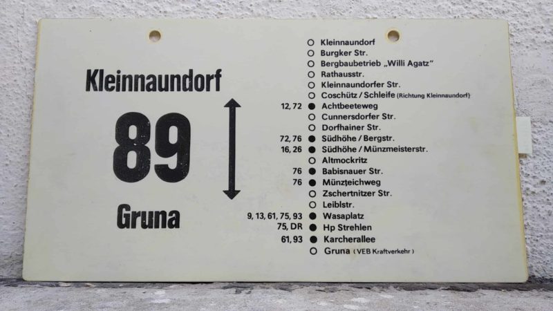89 Klein­naun­dorf – Gruna