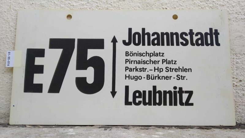 E75 Johann­stadt – Leubnitz