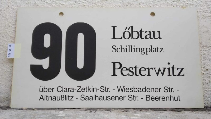 90 Löbtau Schil­ling­platz – Pest­er­witz