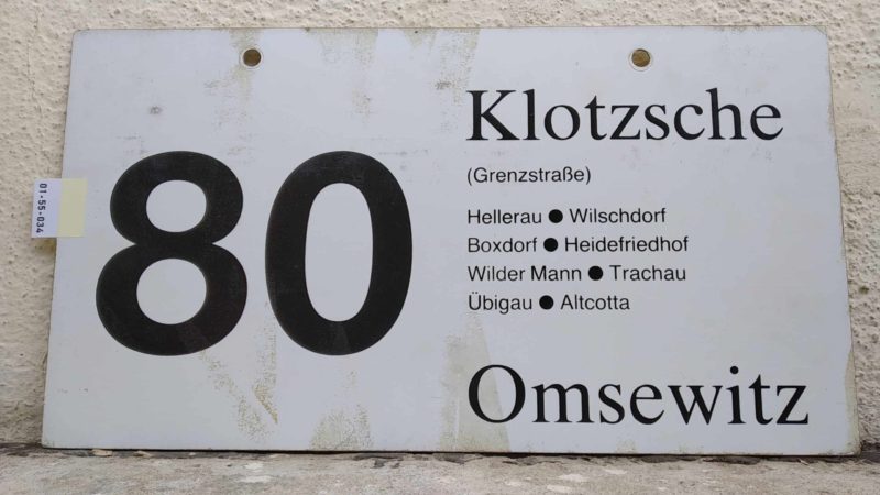 80 Klotzsche (Grenz­straße) – Omsewitz