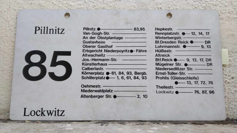 85 Pillnitz – Lockwitz
