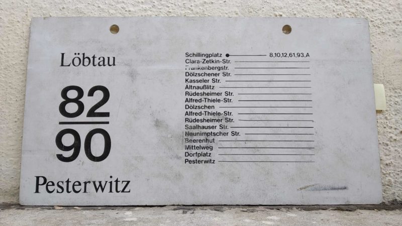 82/​90 Löbtau – Pest­er­witz