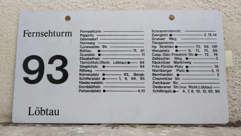 93 Fern­seh­turm – Löbtau