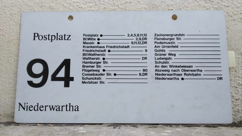 94 Postplatz – Nie­der­wartha