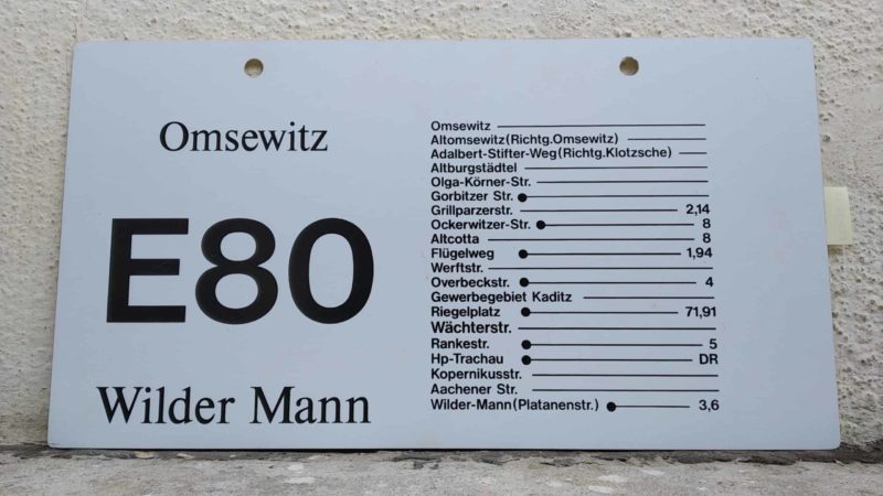 E80 Omsewitz – Wilder Mann