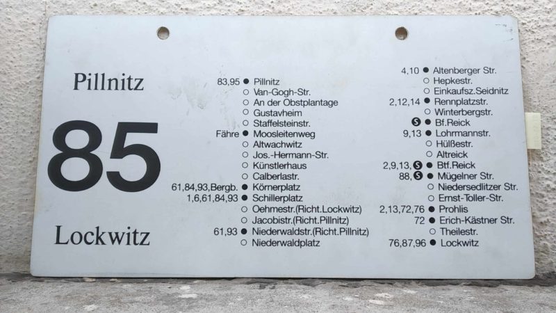 85 Pillnitz – Lockwitz