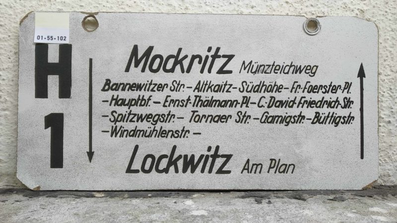 H 1 Mockritz Münz­teichweg – Lockwitz Am Plan