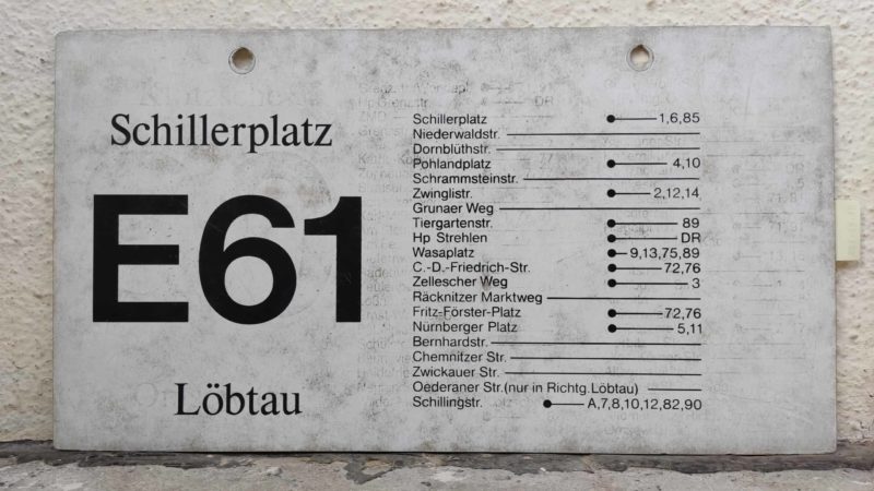 E61 Schil­ler­platz – Löbtau