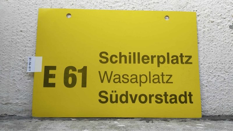 E 61 Schil­ler­platz – Süd­vor­stadt