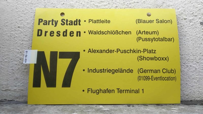 Party Stadt Dresden N7 Platt­leite (Blauer Salon) – Flughafen Terminal 1