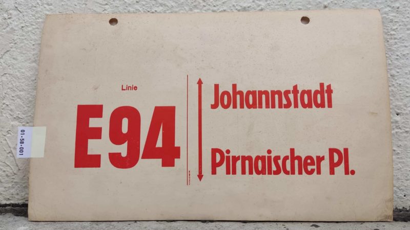 Linie E94 Johann­stadt – Pirnai­scher Pl.
