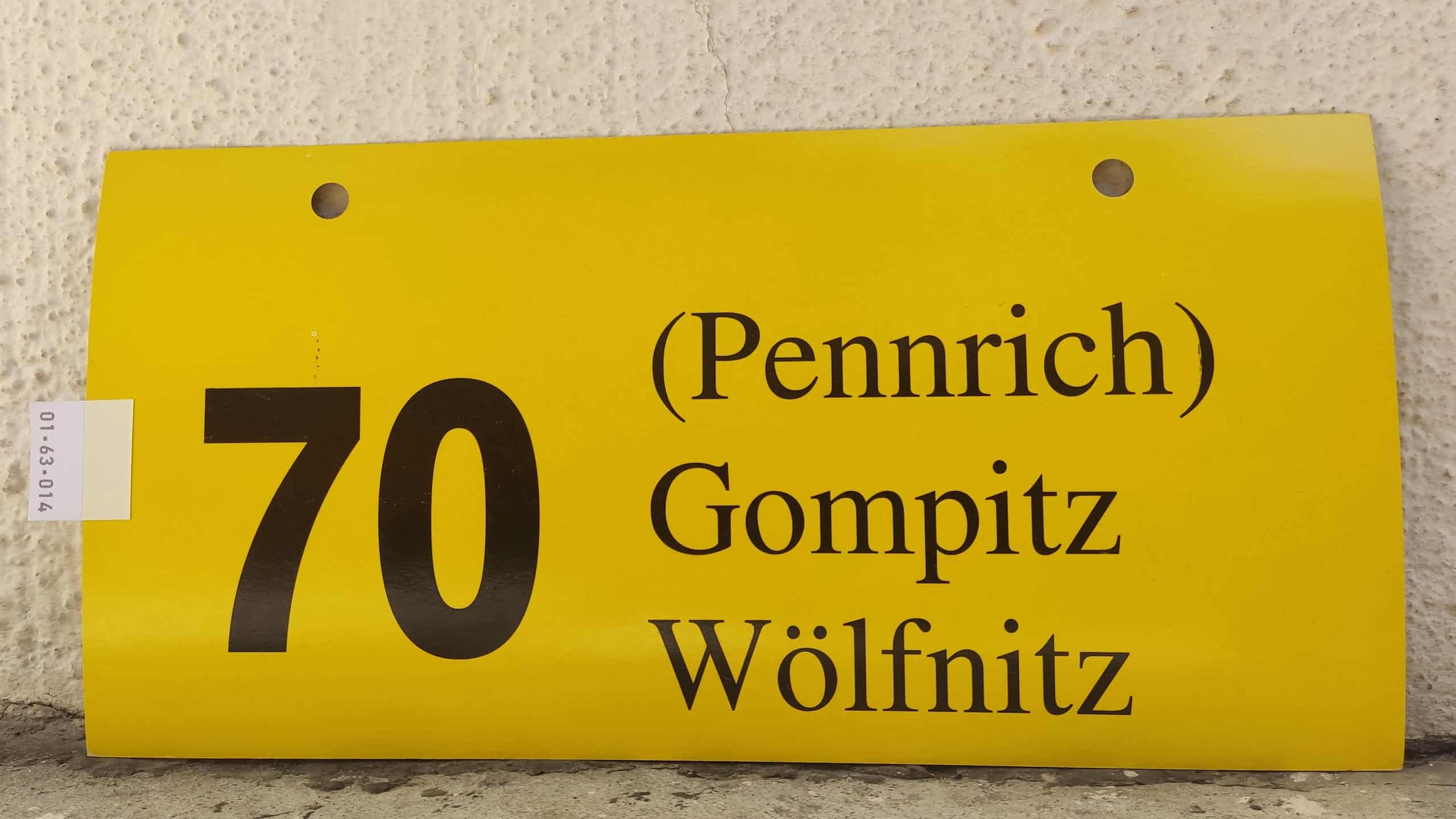 70 (Pennrich) Gompitz – Wölfnitz