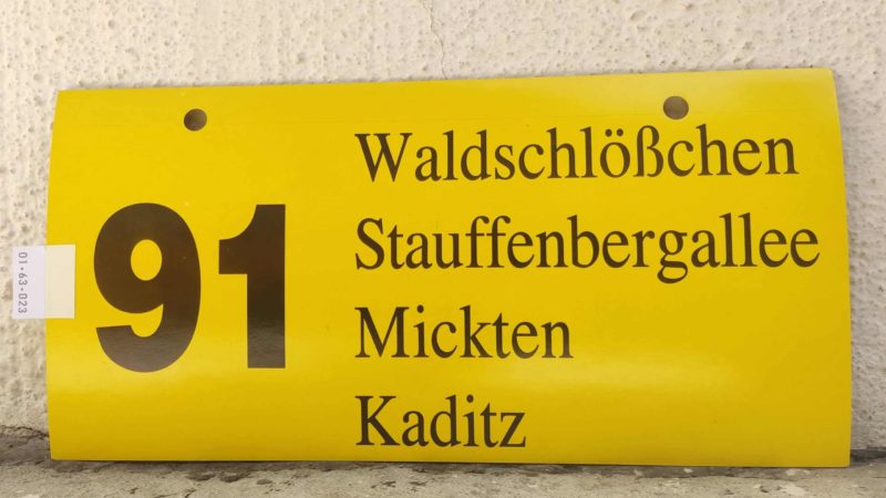 91 Waldschlößchen – Kaditz 91 Waldschlößchen – Kaditz