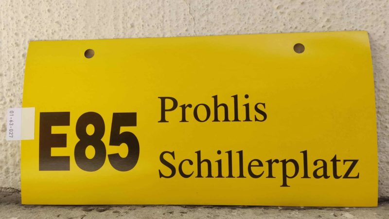 E85 Prohlis – Schil­ler­platz