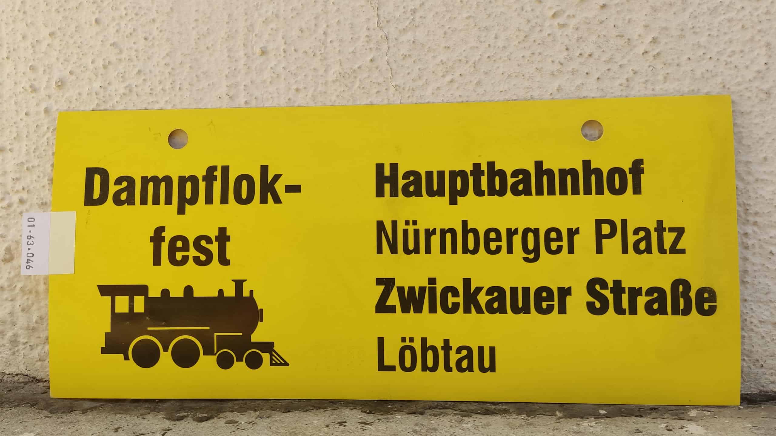 Dampflok- fest [Dampflok] Hauptbahnhof – Zwickauer Straße – Löbtau