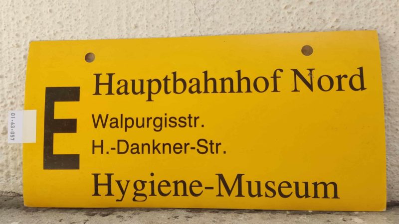 E Haupt­bahnhof Nord – Hygiene-Museum