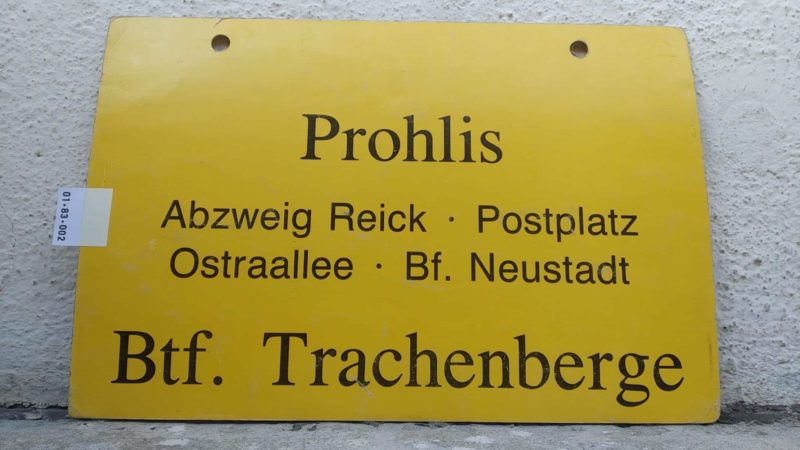 Prohlis – Btf. Tra­chen­berge