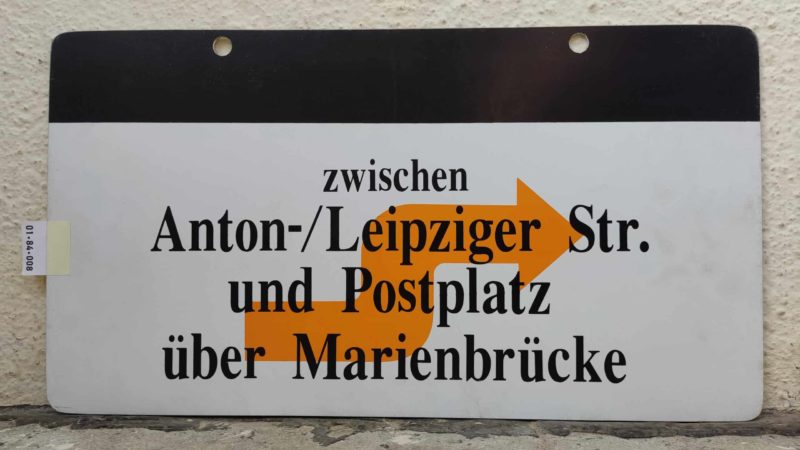 zwischen Anton-/Leip­ziger Str. und Postplatz über Mari­en­brücke