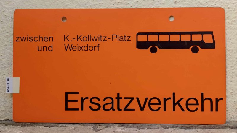 zwischen K.-Kollwitz-Platz und Weixdorf [Bus neu] Ersatz­ver­kehr