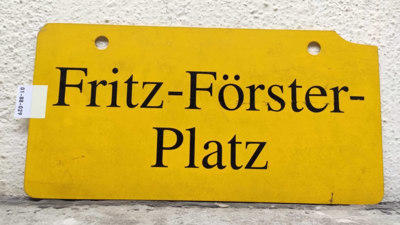 Fritz-Förster- Platz