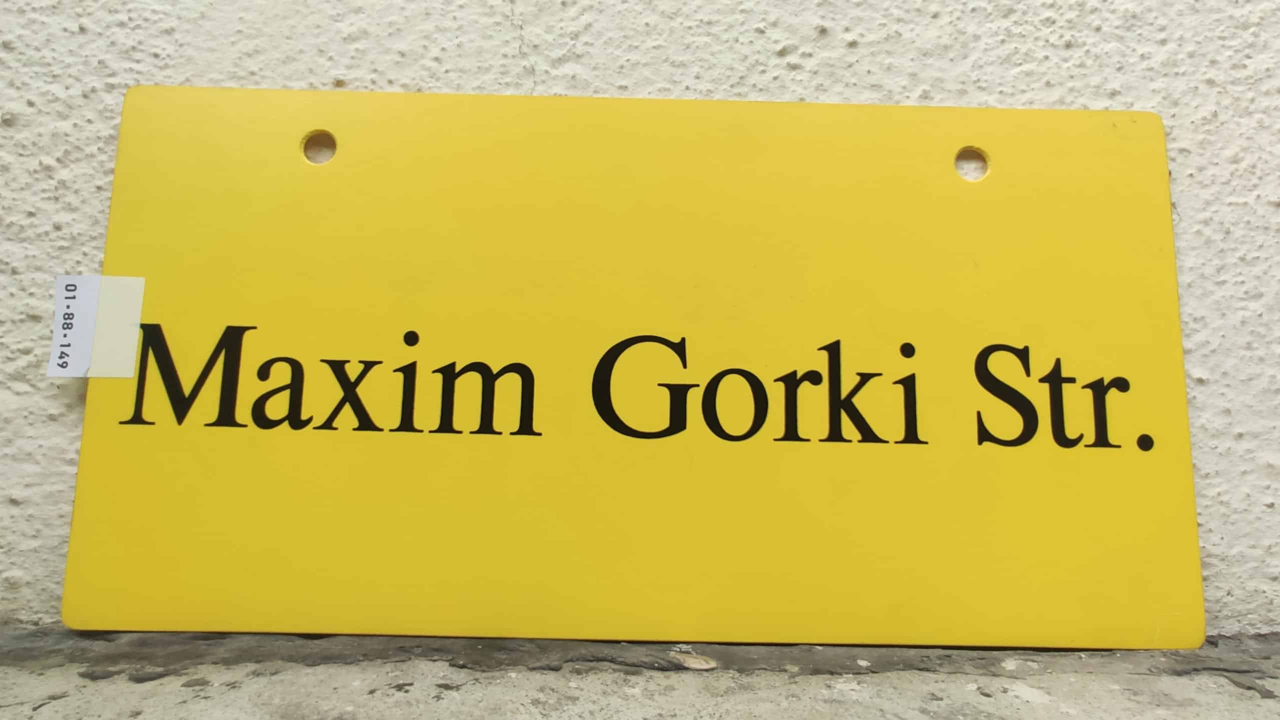 Maxim Gorki Str.