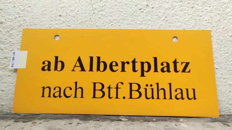 ab Albert­platz nach Btf.Bühlau