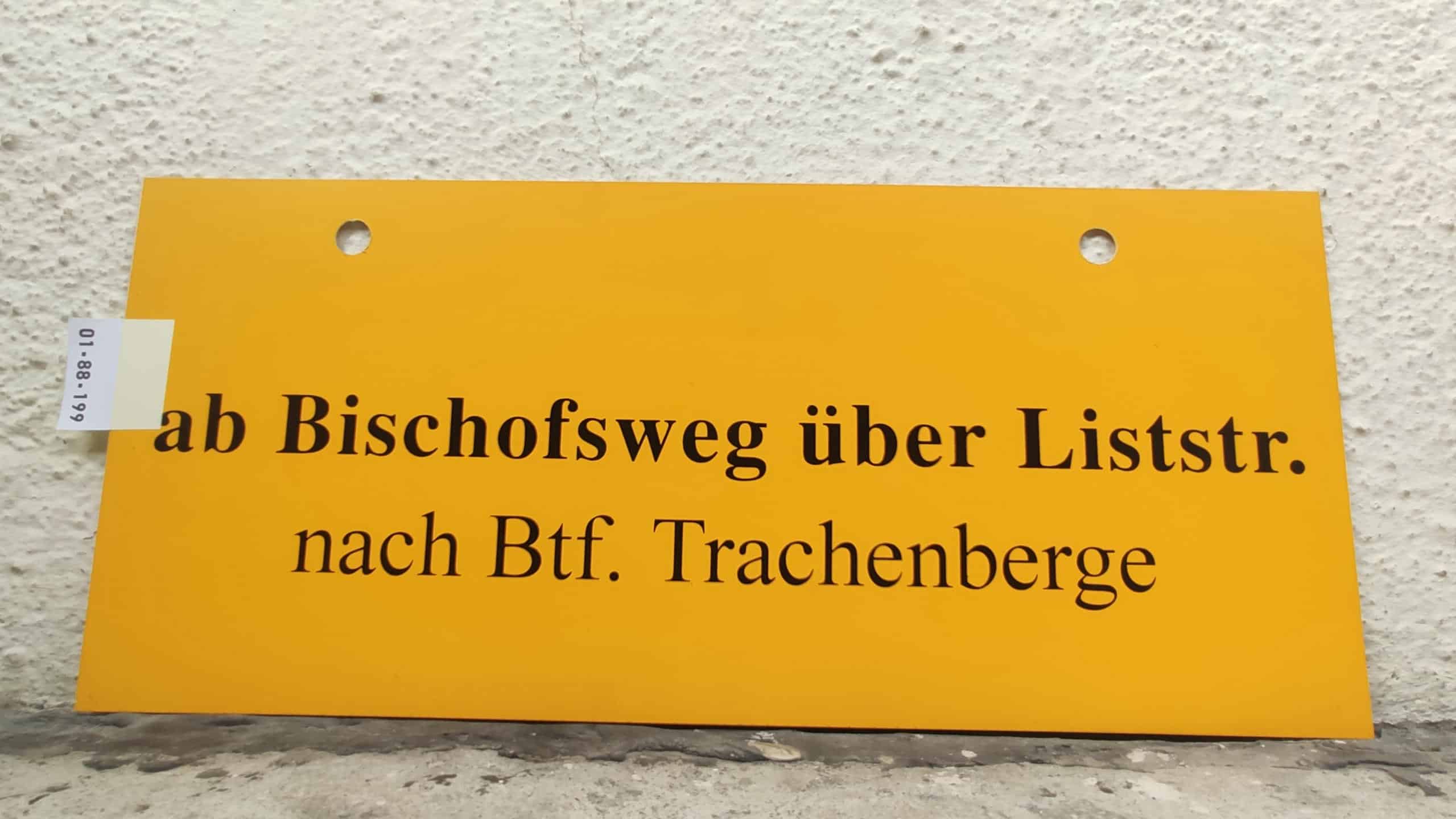 ab Bischofswegnach Btf. Trachenberge