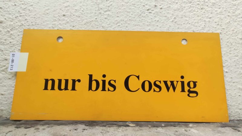 nur bis Coswig