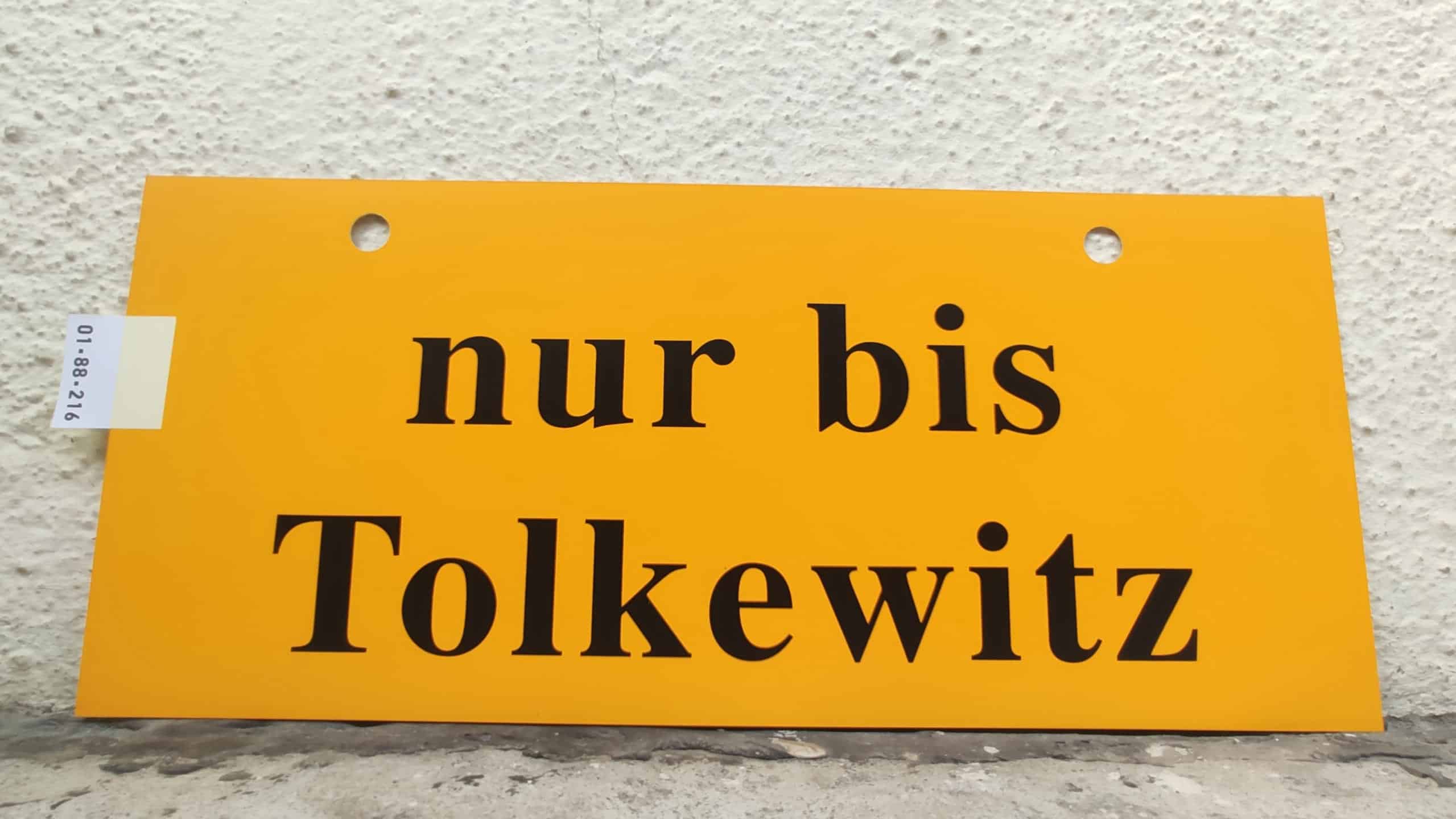 nur bis Tolkewitz