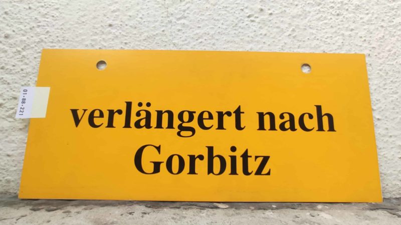 ver­län­gert nach Gorbitz