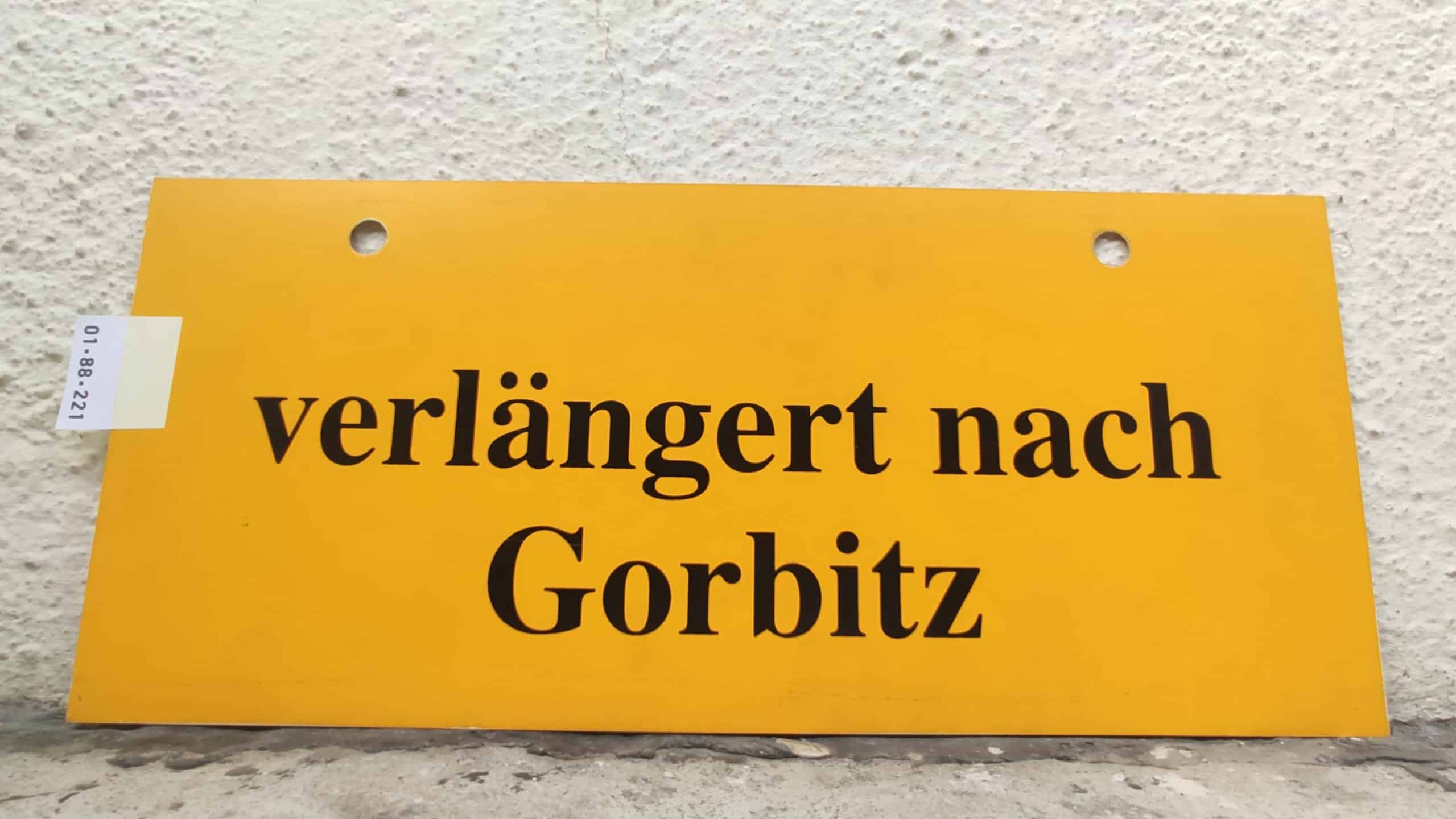 verlängert nach Gorbitz