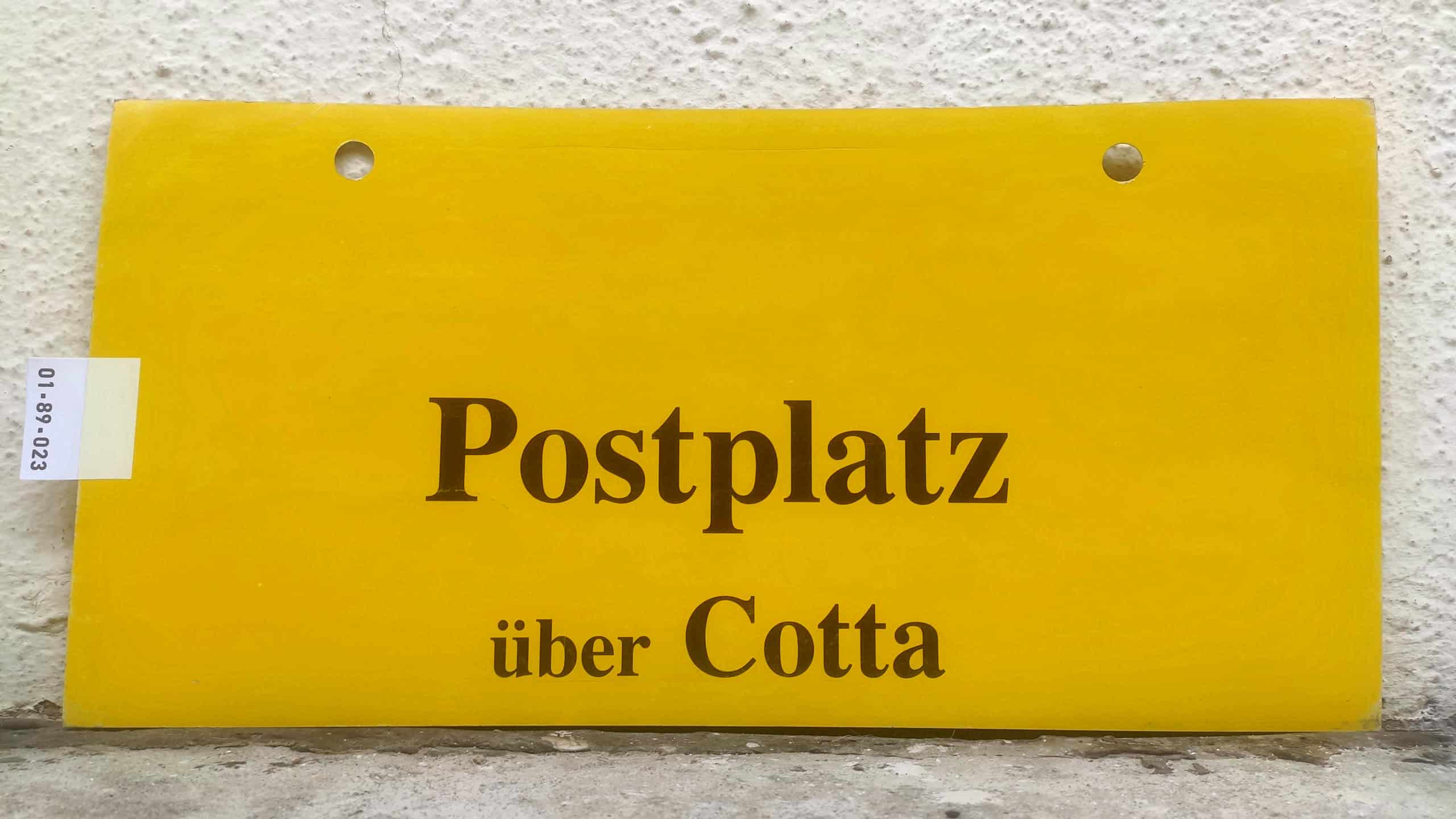 Postplatz über Cotta