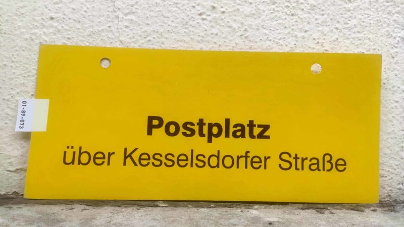 Postplatz über Kes­sels­dorfer Straße