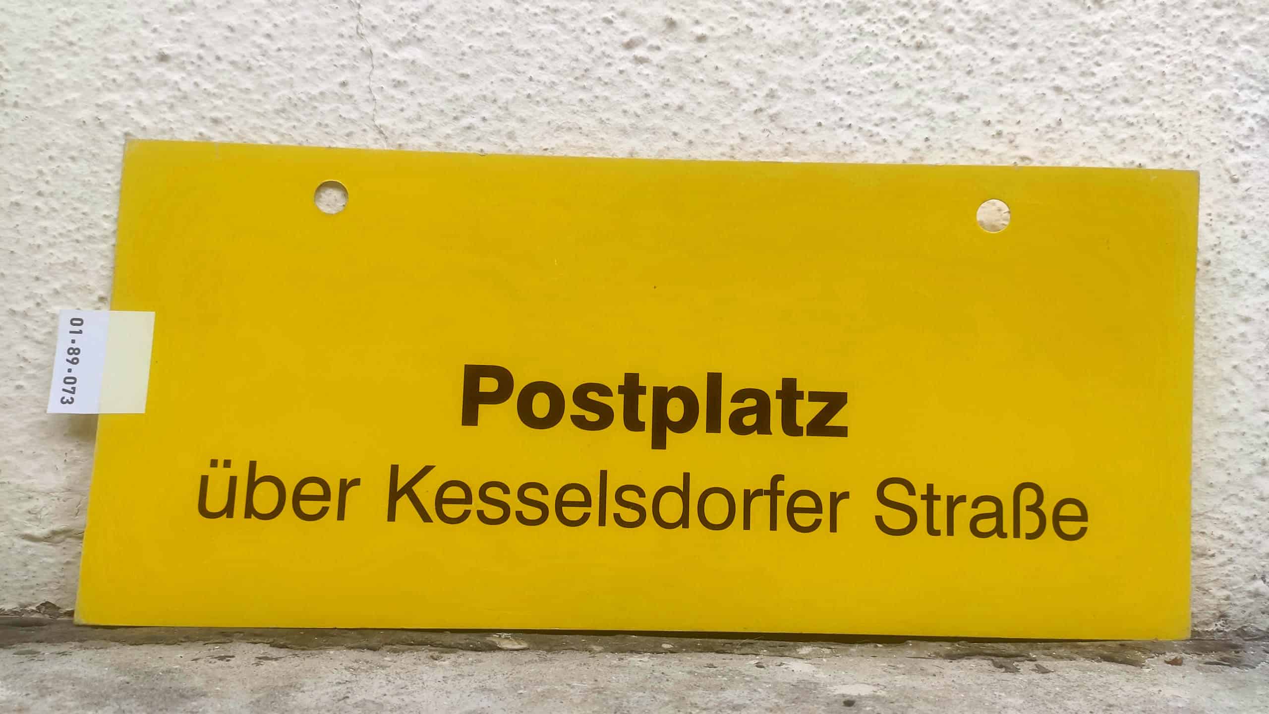 Postplatz über Kesselsdorfer Straße